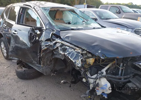 2017 Nissan Rogue Sv из США, поврежденный, VIN KNMAT2MV9HP582048